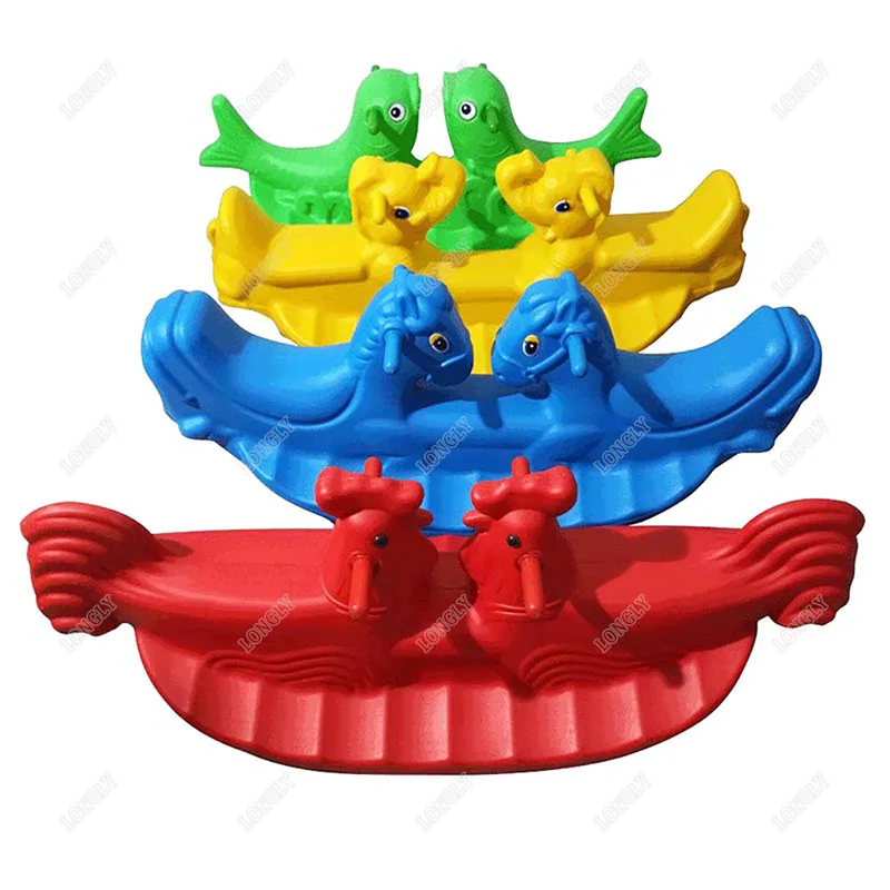 

Plastic Teeter Totter Outdoor Seesaw Playground for Childrenpromote sales