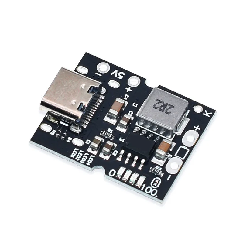 10pcs single-cell ternary lithium battery charging and discharging integrated module 3.7v/4.2v usb boost output 5v2a power board