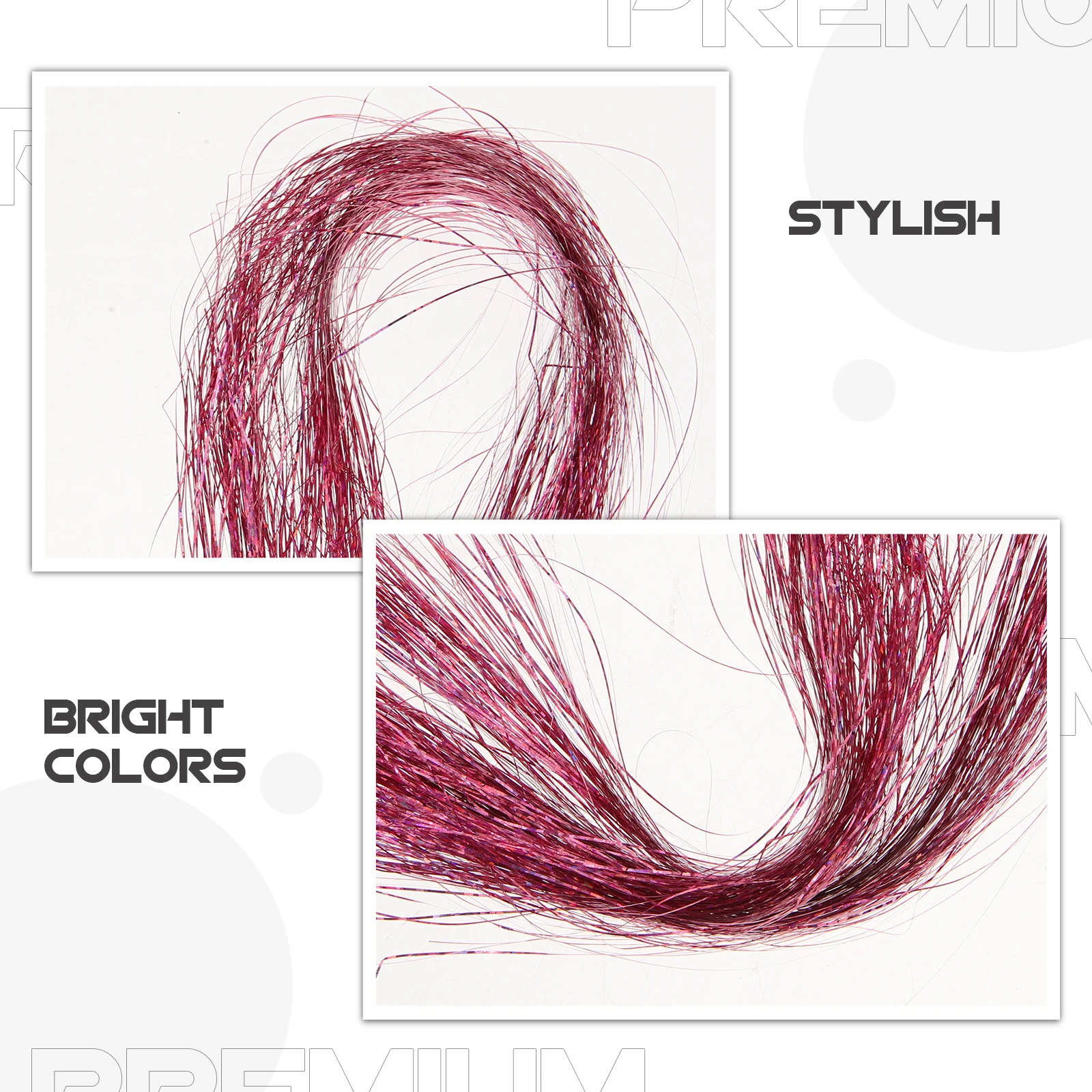 

100pcs Colorful Ropes Braiding Accessories for Girls Hair Wrap String Colored Hair Ribbon Summer Baby Pink