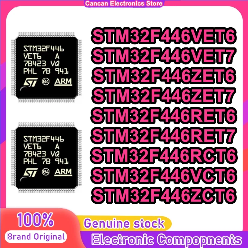 

STM32F446VET6 STM32F446VET7 STM32F446ZET6 STM32F446ZET7 STM32F446RET6 STM32F446RET7 STM32F446RCT6 STM32F446VCT6 STM32F446ZCT6