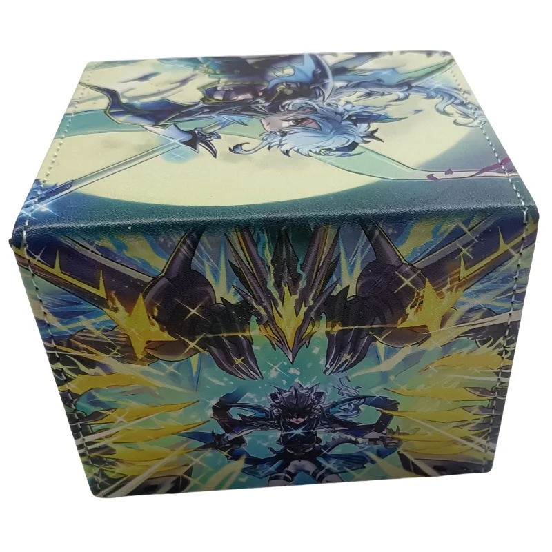 กล่องเก็บการ์ด Yu-Gi-Oh TCG รุ่น Wake Up Centur-Ion Atry Auxila กล่องเก็บของเล่นแอคชั่นฟิกเกอร์หนังคุณภาพสูงสำหรับนักสะสมเกมอนิเมะ