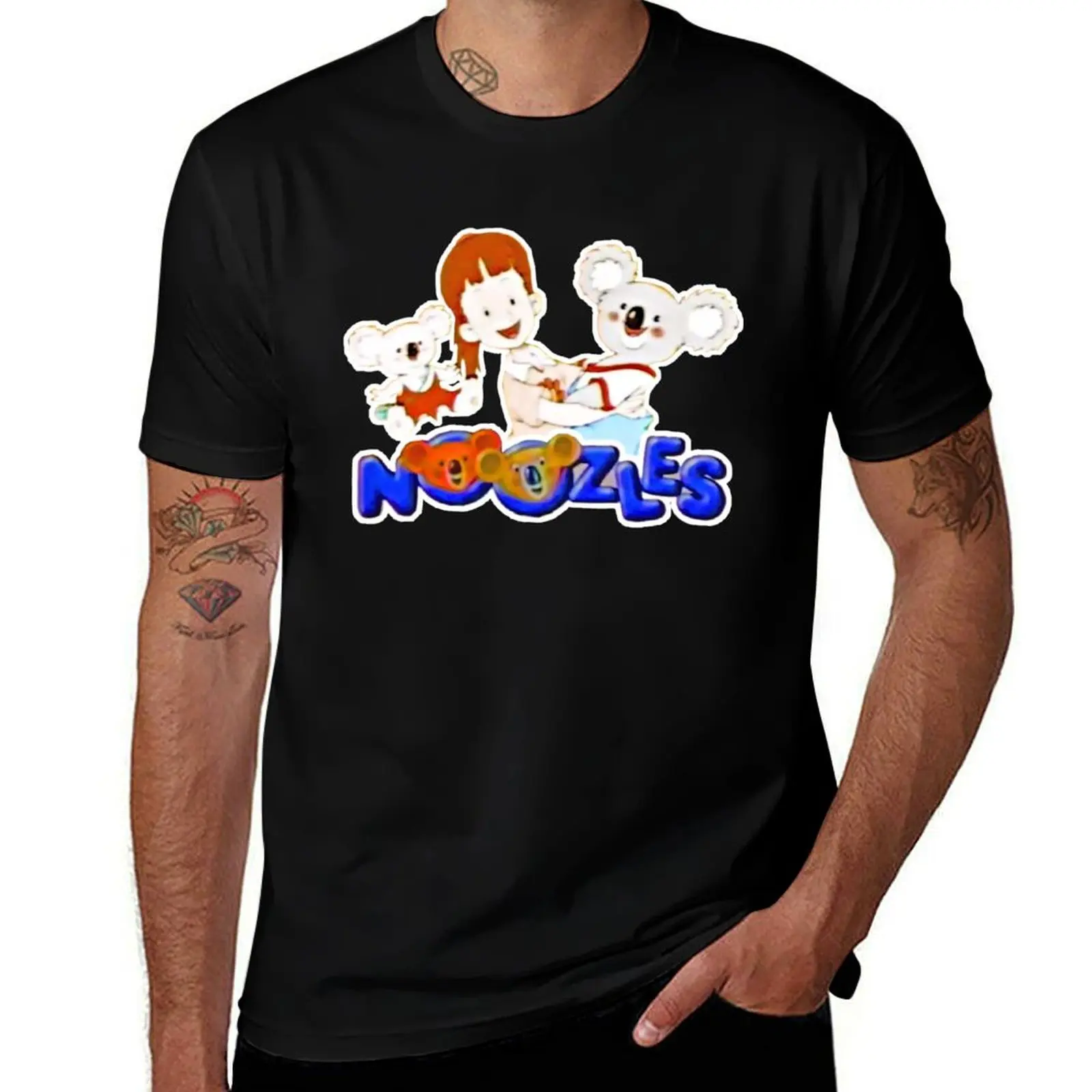Retro 80s - 90s Noozles Sandy Blinky and Pinky Koala Throwback Tribute T-Shirt Holiday Casual Short Sleeve Top T-Shirt