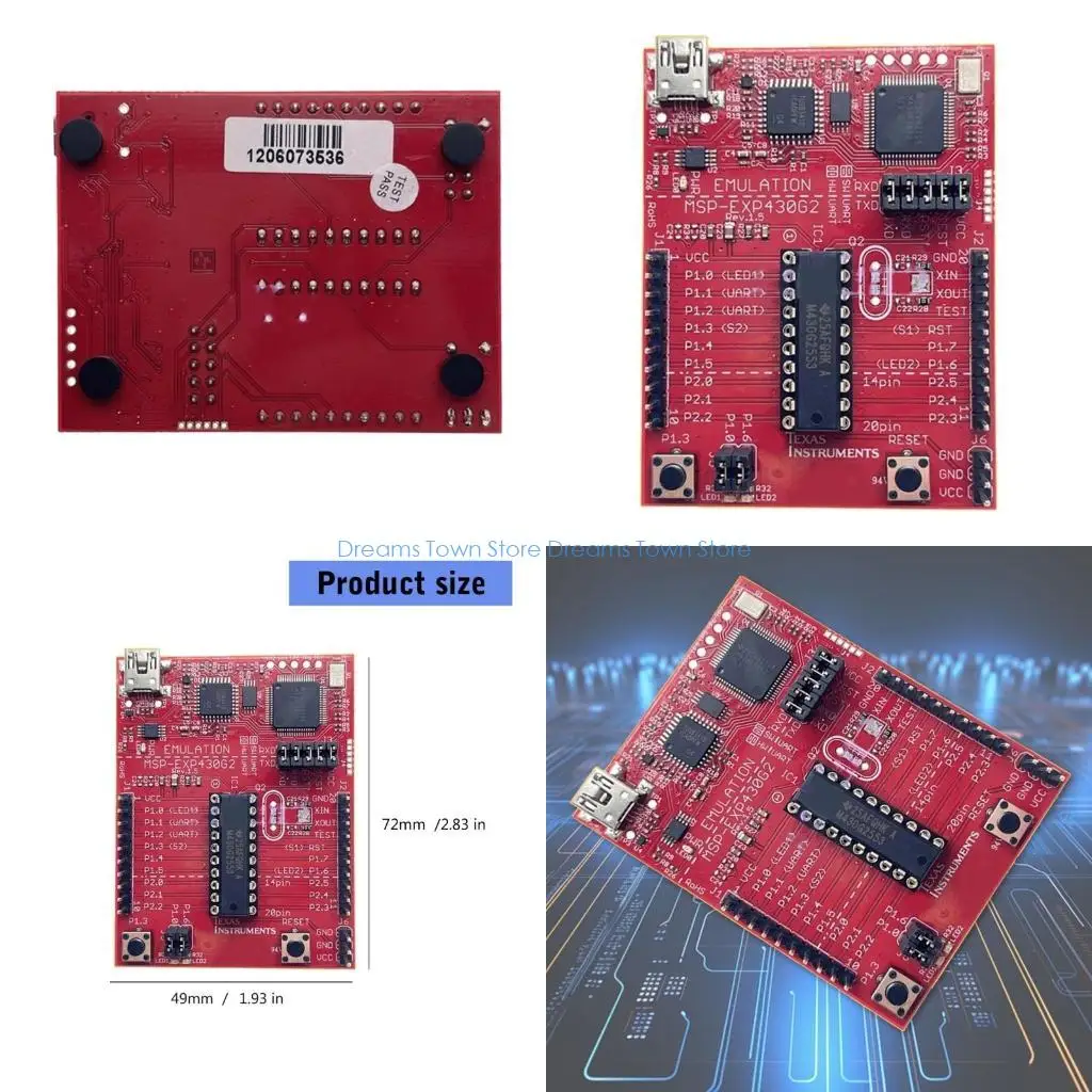

HX6A MSP430 LaunchPad with Builts In Flash Emulator and Support for 14/20 Pin DIP Package Devices