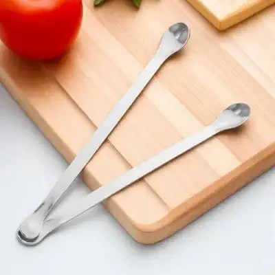 

2 pcs Stainless Steel Sampling Spoons Double-End Reagent Scoop For Lab Science Experiment Micro Measuring Tool Lab Accessories