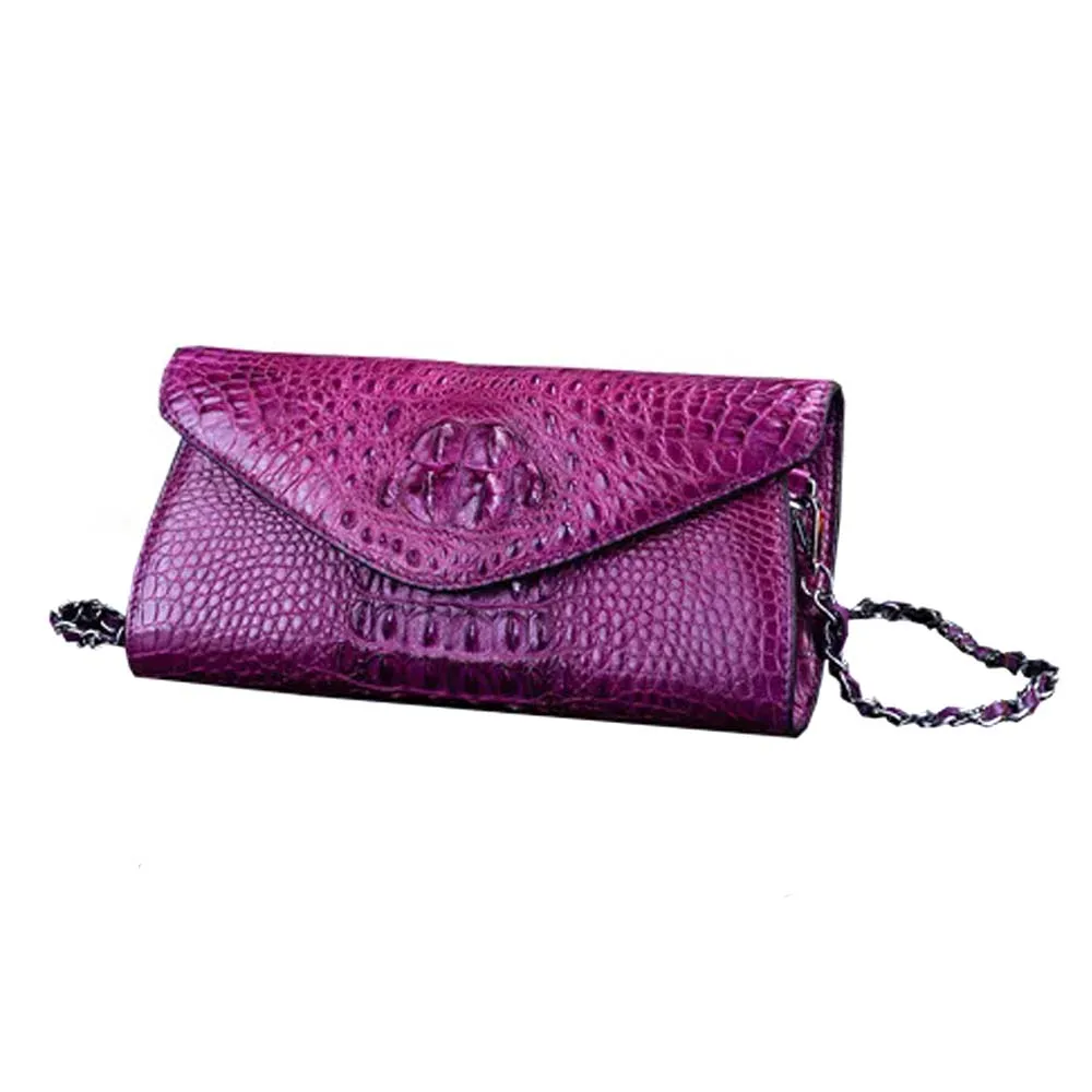 ourui crocodile chain bag Joining together  One shoulder female  Evening women