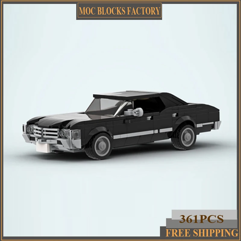 

Строительные блоки Moc, чемпион, скорость, модель автомобиля Impala, технология, кирпич, сделай сам, сборка, суперкар, игрушка для праздничных подарков