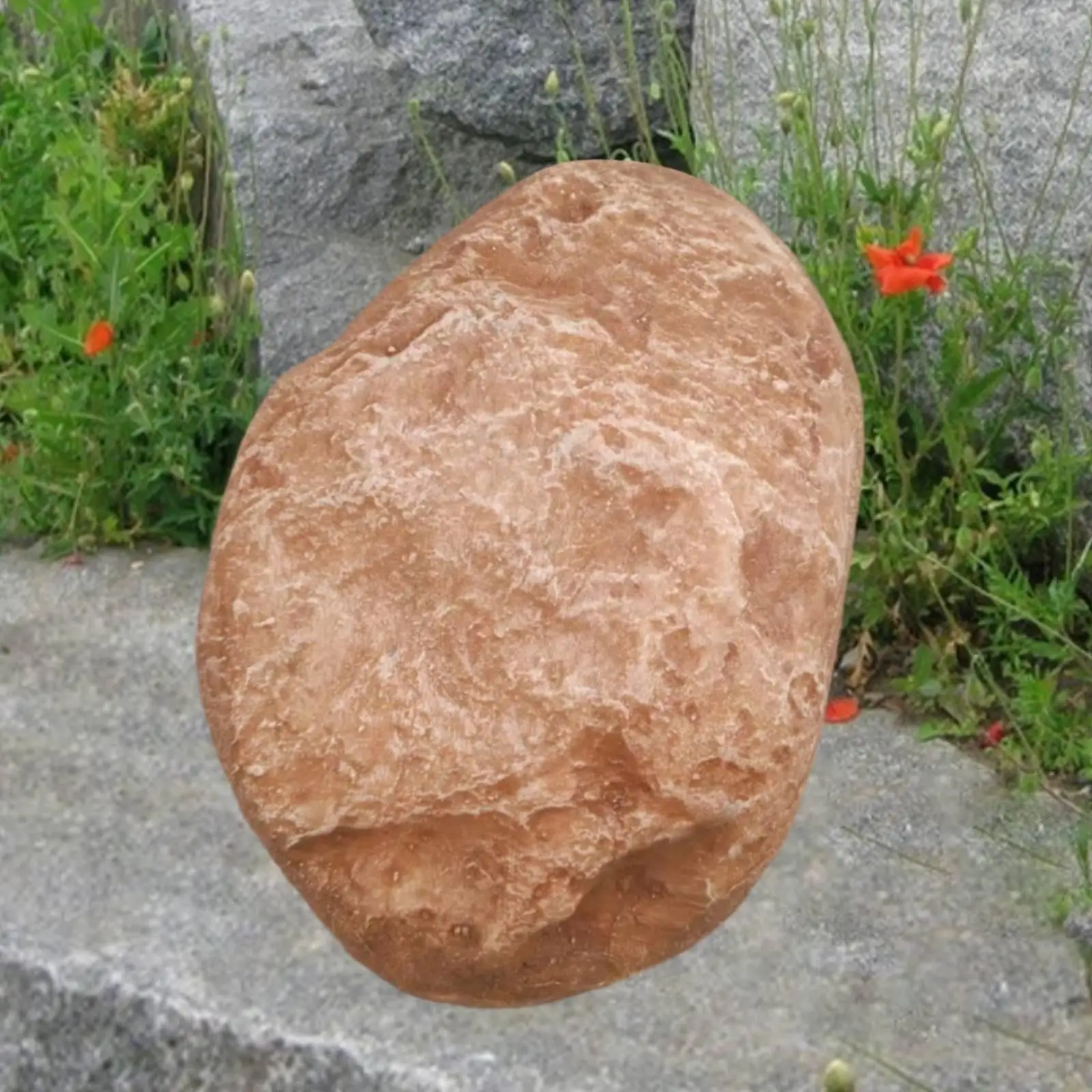 Simulated Stone Pond Sandstone Appearance Outdoor Decorative Rock for Park Pathway Flowerbed