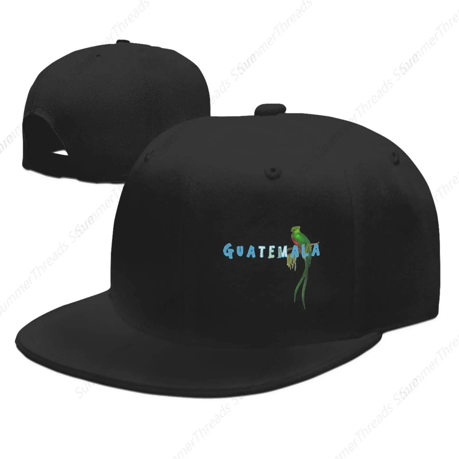 Guatemala Quetzal Flat Bill Baseball Cap Snapback Hats for Men & Women