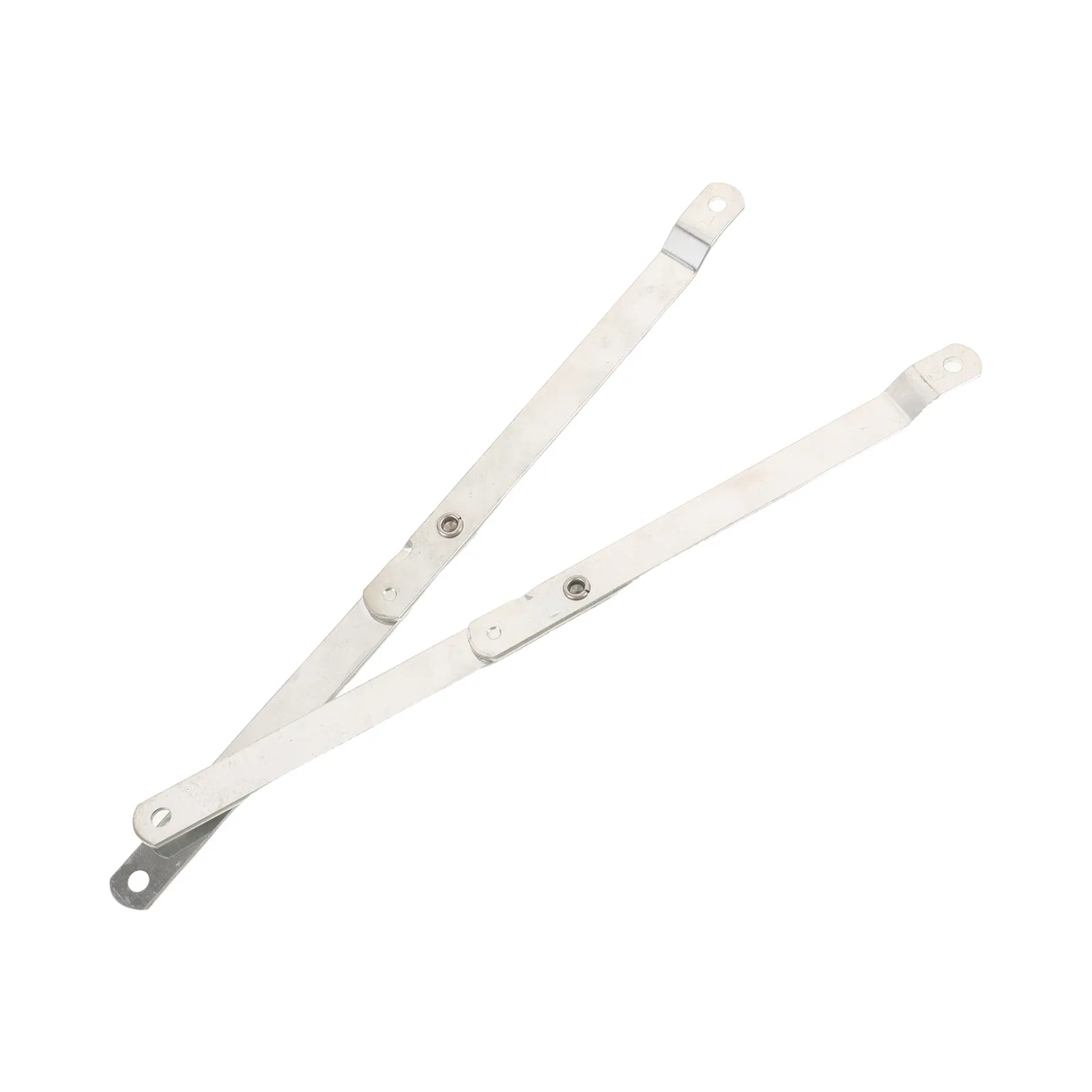 2Pcs Folding Lid Support Stay Stainless Steel Flap Support Hinge Furniture Connector Brackets Cabinet Table Board Replacement