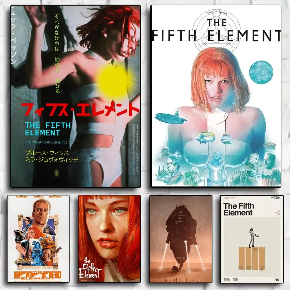 Film-Poster „Das fünfte Element“, gerahmter Leinwand-Wandkunstdruck für die Wanddekoration im Büro, Esszimmer, Badezimmer