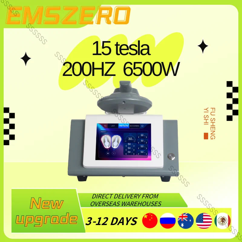 

Professional EMSzero 6500W 15Tesla 200HZ NEO RF Machine 2024 EMS Body Sculpting Machine emszero neo Fat Burning EMS Slimming