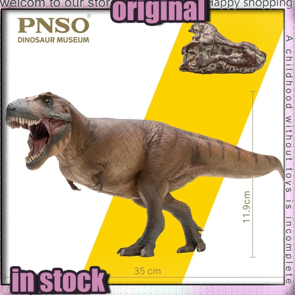 

PNSO 1/35 Dinosaur Museum Series 3.0 Cameron Figures Tyrannosaurus Rex Realistic Dinosaur Model Educational Science Toy for Kids