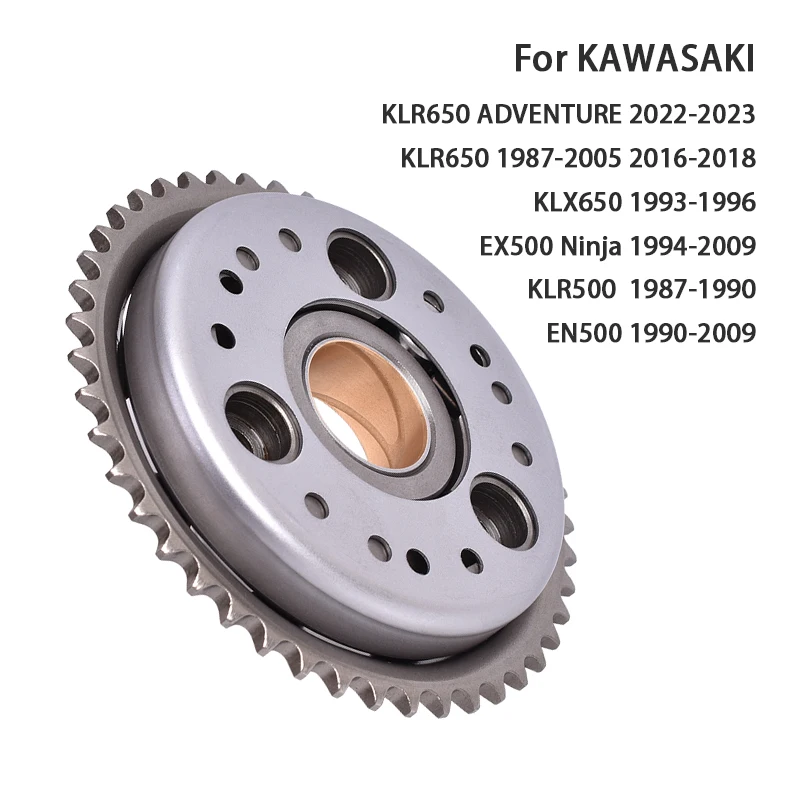 

Комплект односторонней шестерни стартера для мотоцикла в сборе для KAWASAKI KLR650 KLX650 KLR500 EN500 EX500 Ninja TENGAI 500 EN EX KLR KLX 650