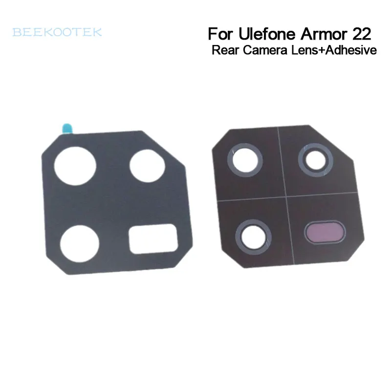 New Original Ulefone Armor 22 Rear Camera Lens Back Camera Lens Glass Cover With Adhesive For Ulefone Armor 22 Smart Phone