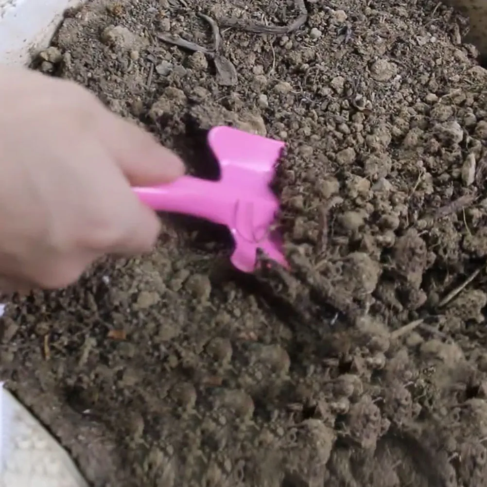 

2pcs Garden Hand Tool Set Durable Horticulture Shovel Lightweight Portable Planting Kit For Outdoor Plants Pink