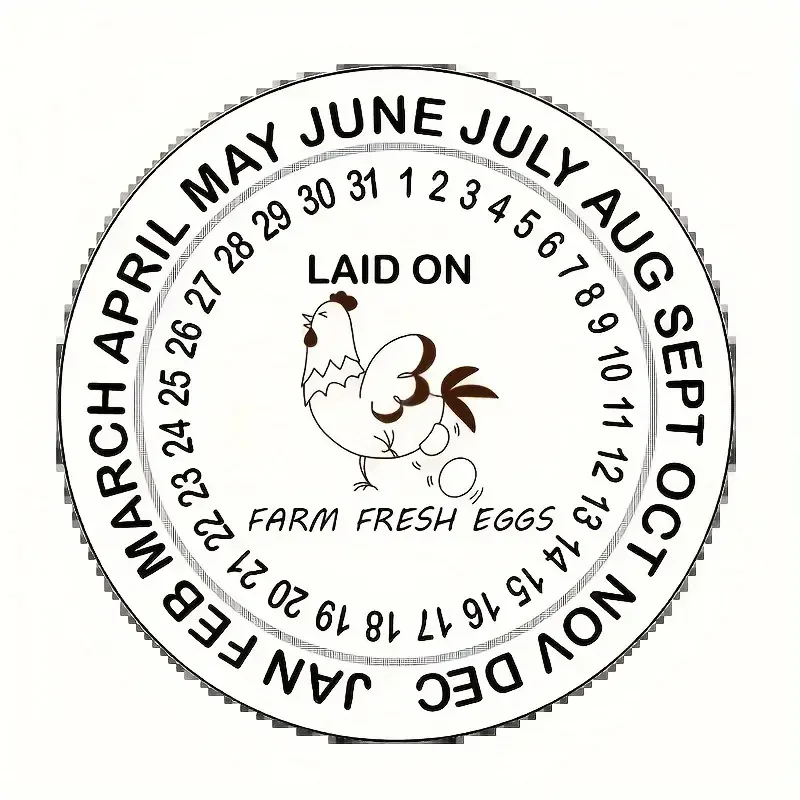 

60 farm fresh egg paper labels, 2-inch, suitable for commercial egg labels and packaging in agricultural markets