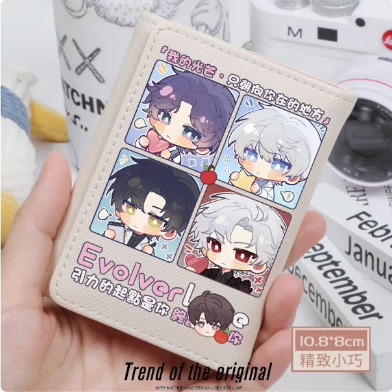 

Anime Love and Deepspace Caleb Xavier Fashion Wallet PU Purse Card Holder Hasp Money Bag Cosplay Gift B2183