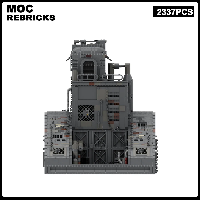 Space War Scene Architecture Coruscant Lower Levels Palace MOC Building Block Creative Model Brick Toy Children's Birthday Gifts