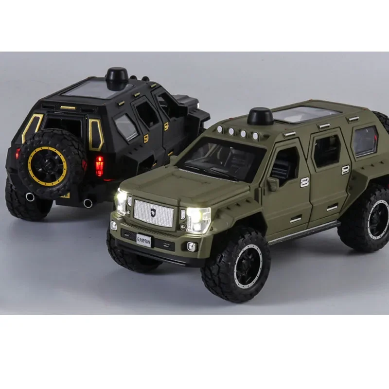 KaKBeir 1:24G.PATTON coche modelo de coche de aleación fundido a presión coche de juguete modelo Pull Back juguete para niños coleccionables envío gratis