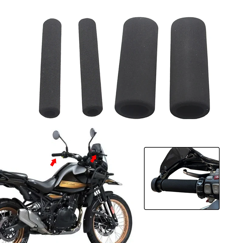 HIMALAYAN-empuñaduras antivibración para motocicleta, empuñaduras antideslizantes cómodas de espuma para Guerrilla 450 Himalayan 450 Himalayan Scram 411