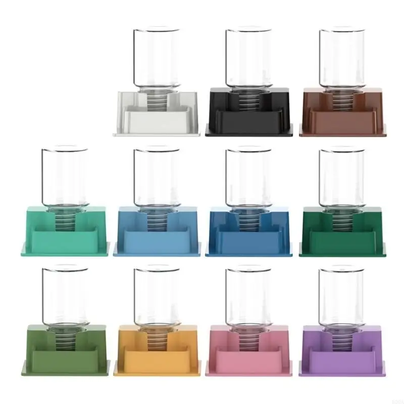 Automatic Reptiles Water Dispenser Multifunctional Design Transparent Tanks Quiet Pump for Small Turtles 