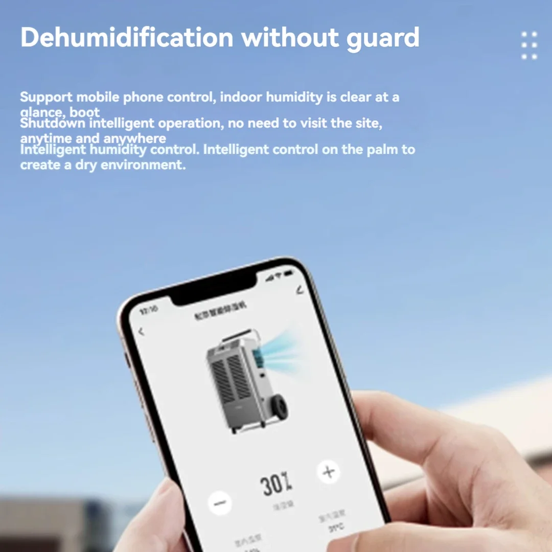 New Dehumidifier Industrial High-power Basement Moisture-proof Warehouse Workshop Commercial Dehumidifier Household Dehumidifier