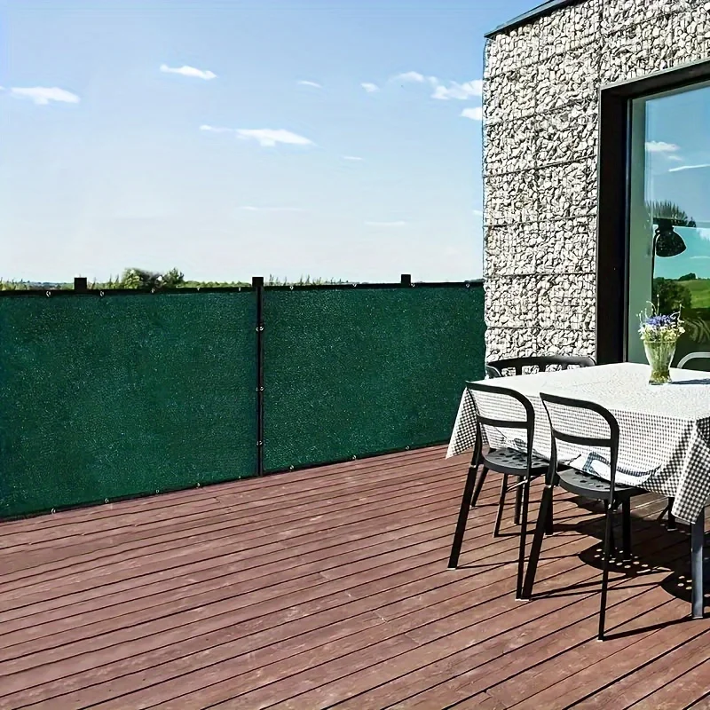 Shaded Outdoor Patios, Privacy Fence Screens, Openings for Outdoor Shade Nets, High-Density Polyethylene with Brass Grommets, Uv-Resistant and Breathable, Suitable for Gardens, Courtyards, and Lawns