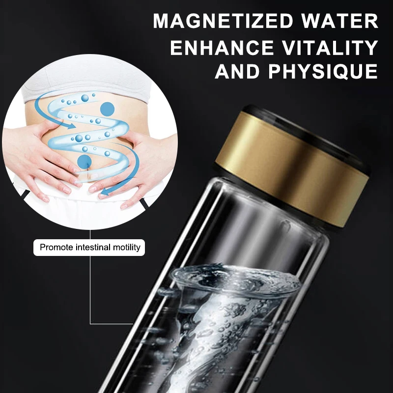 자기 부상 자기 치료 컵 충전식 휴대용 슈퍼 항산화 수소가 풍부한 물 컵