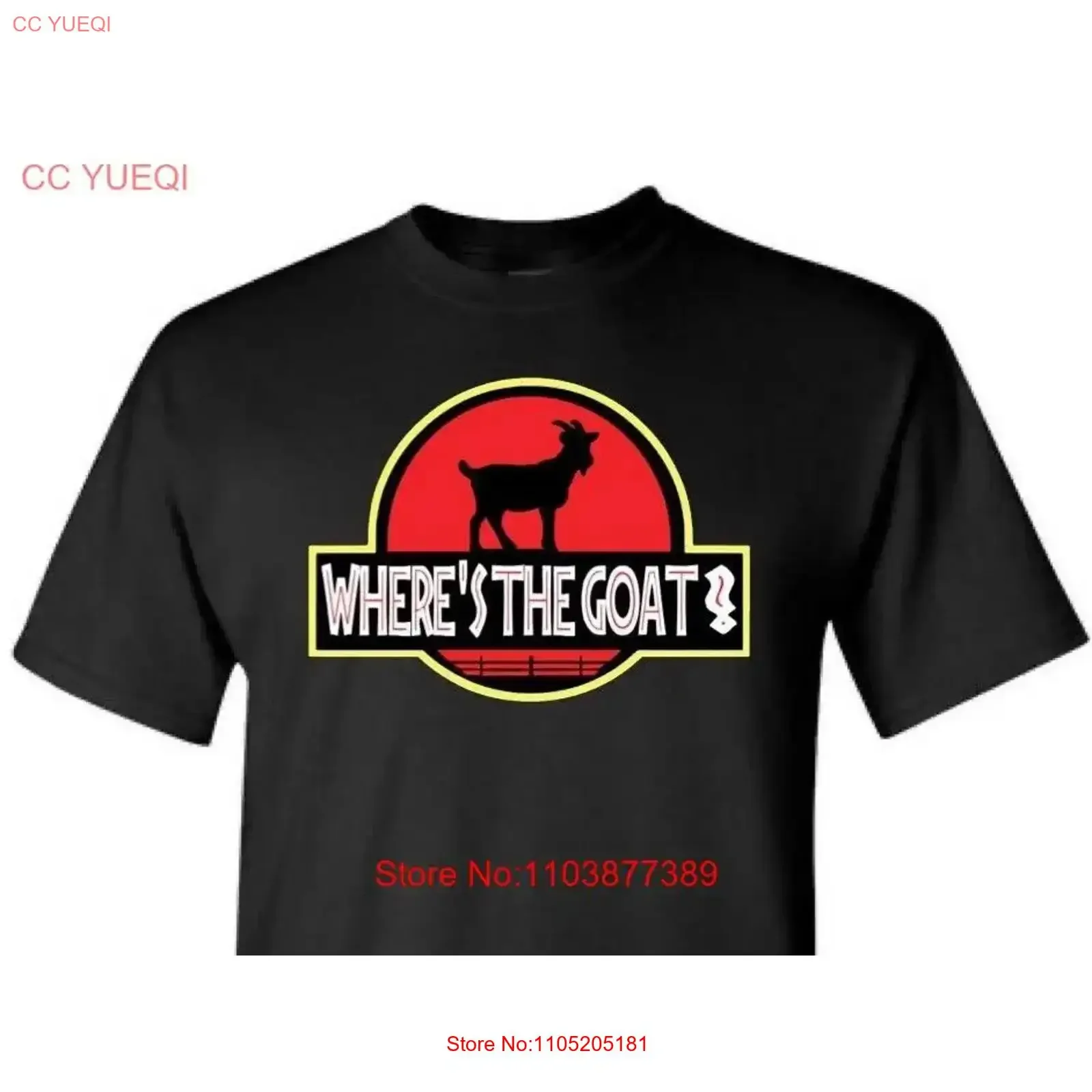 Where's the Goat Dinosaur Movie Parody Jurassic T Shirt SweaT Theme Park Funny Humorous vintage Washed Stylish fashion Casual