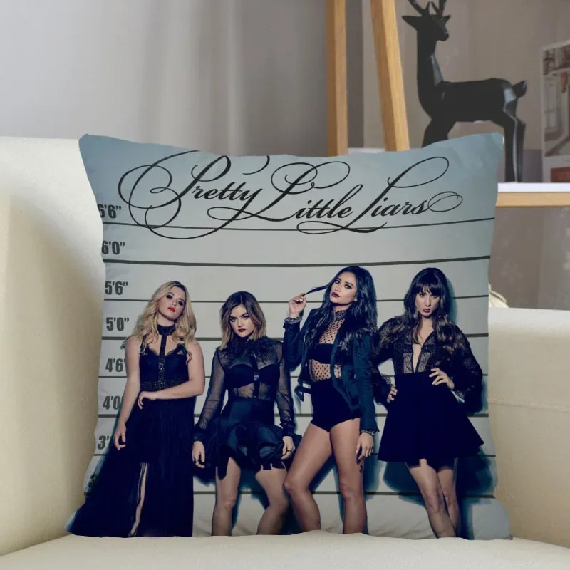 Musife Pretty Little Liars federa decorazione della casa 45x45cm cerniera quadrata federa copricuscino Drop Shipping 04.24