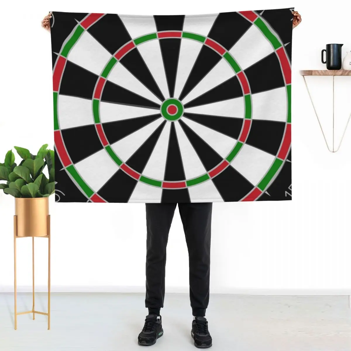 Dart Board Throw Blanket Sofa Plaid on the sofa Soft Big heavy to sleep Blankets Sofas Of Decoration Furry Blankets