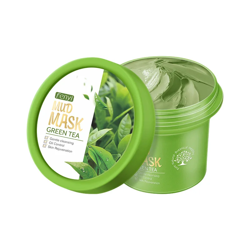 LAIKOU Face Mask 100g Green Tea Ice Muscle Mud Mask Deep Cleansing Remove Blackheads & Shrink Pore Mask Facial Skin Care Product