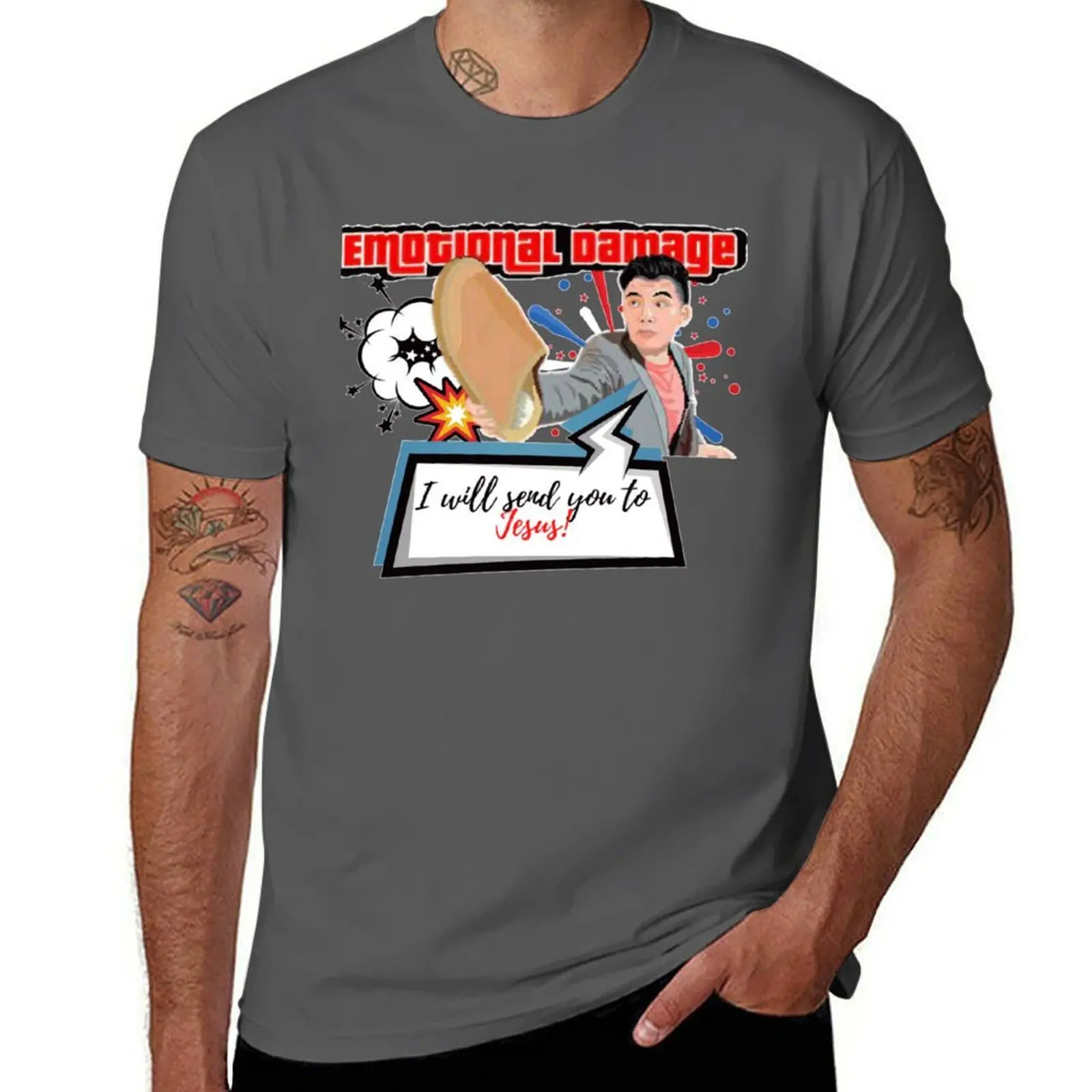 

Meme Emotional Damage Steven He T-Shirt UV Protection Outdoor Tee Shirt