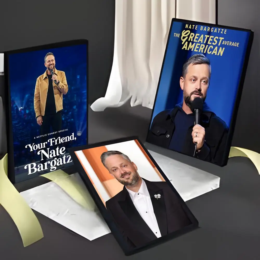 Comedian Standup N-Nate Bargatze Poster American Film Mural Home Childrens Room Wall Decor Print