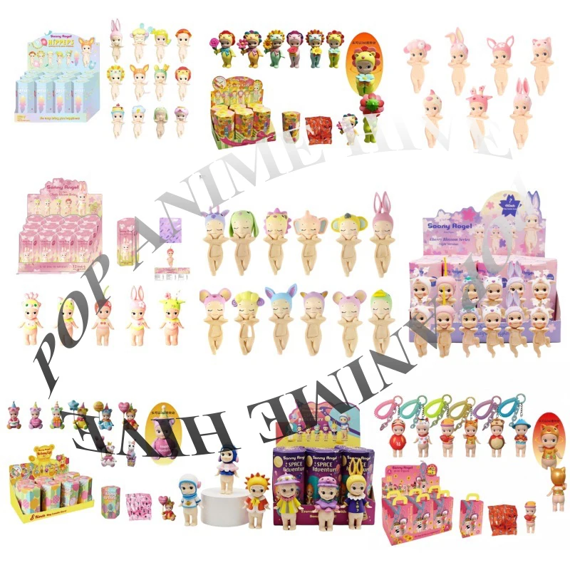 Alta qualidade s0nny anjo caixa cega hippers olhando para trás frutas e vegetais anime figura coleção modelo desktop decoração do carro