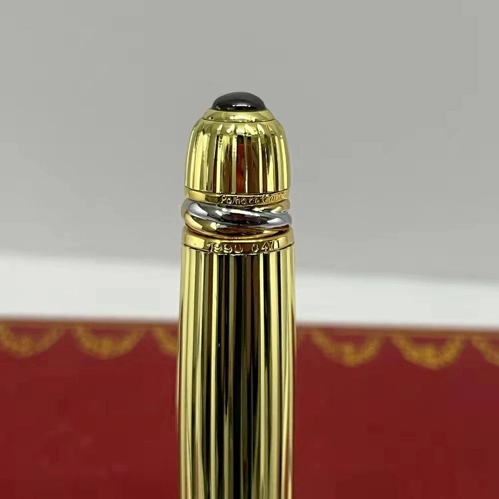 Luxury Ballpoint Pen With Stone For Gift Office Writing Supplies Stationery With Serial Number 1990 0470