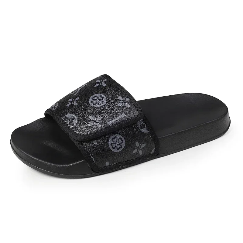 2026 Man Summer Slippers Leather Sandals Comfortable Man Sandal House Sandals Sale Mens Slipper Flip Flop Shoes for Men Slippers