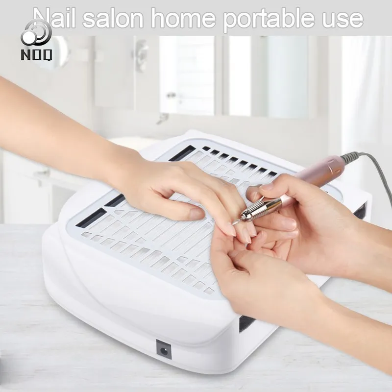 Aspirateur multifonctionnel pour les ongles, collecteur de poussière, puissant, Machine-outil pour Salon de manucure, 80w