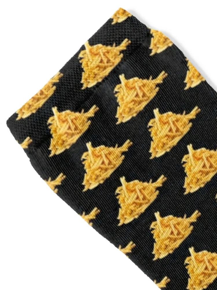 French Fries Hot Chips Photo Socks christmas gift kawaii hiking Non-slip Socks Girl Men's