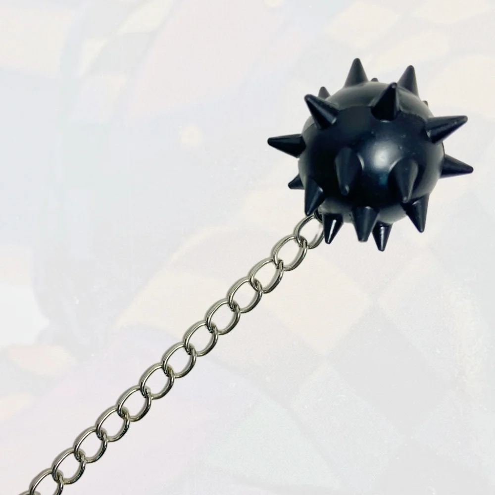 11.2 polegada demon slayer himejima gyomei metal katana espada sabre original samurai sabre ninja faca cosplay acessórios prop brinquedo