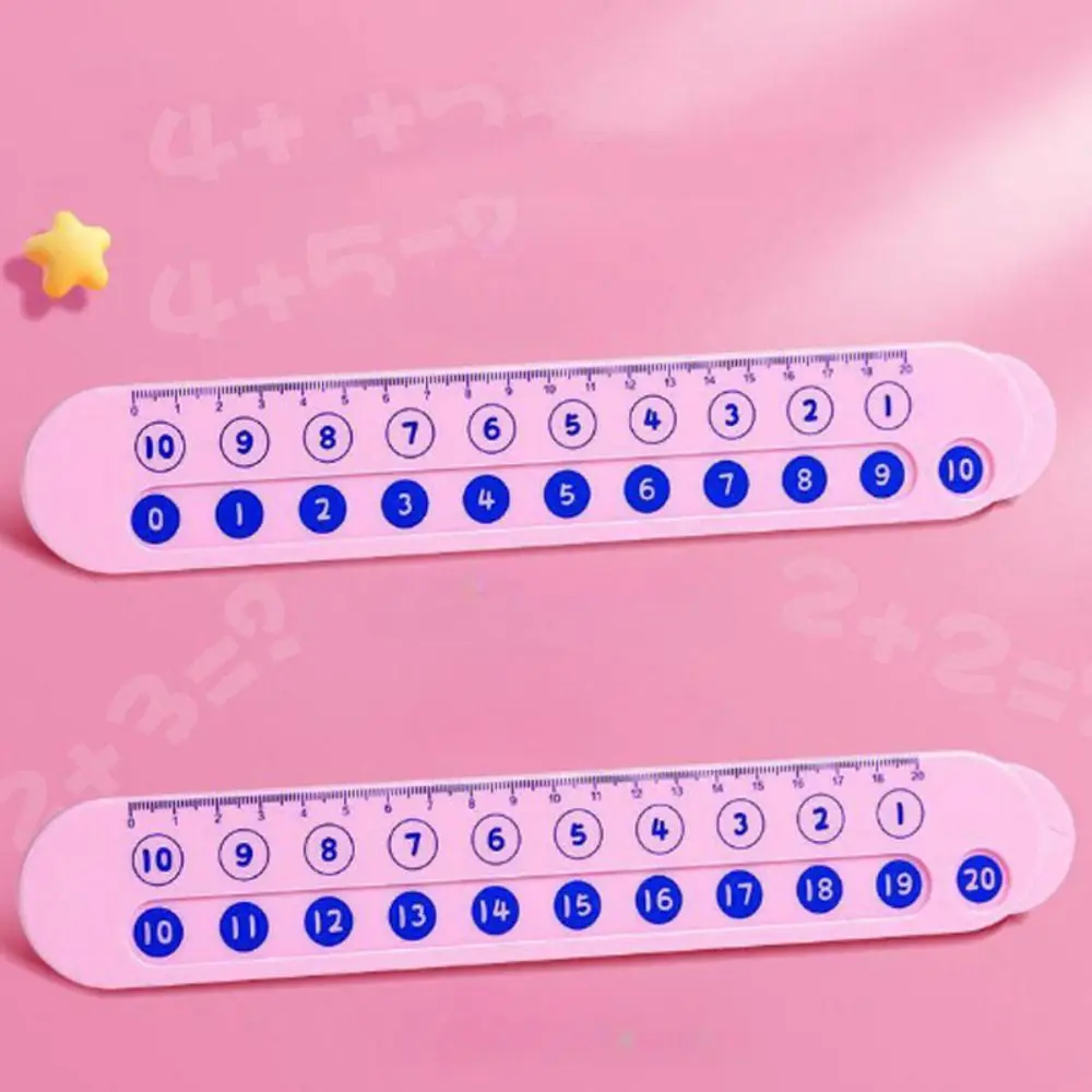Early Education Number Decomposition Ruler Stationery Enlightenment Aid Straight Ruler Plastic Educational Student Ruler