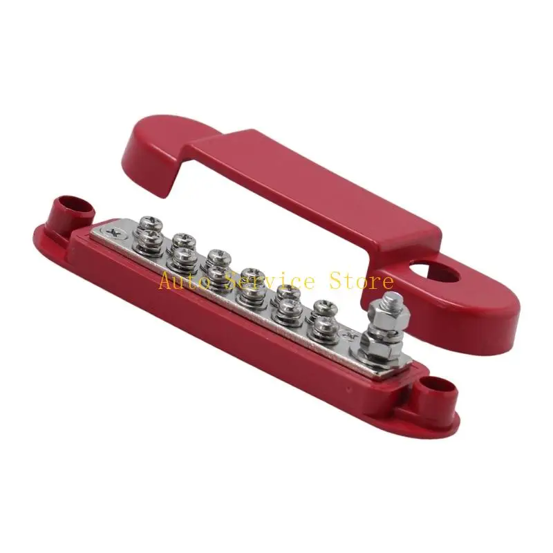 462A Heavy Duty 150A Terminal Power Distribution Block Terminal Box 12 Terminals Studs Modules Design 48Volt