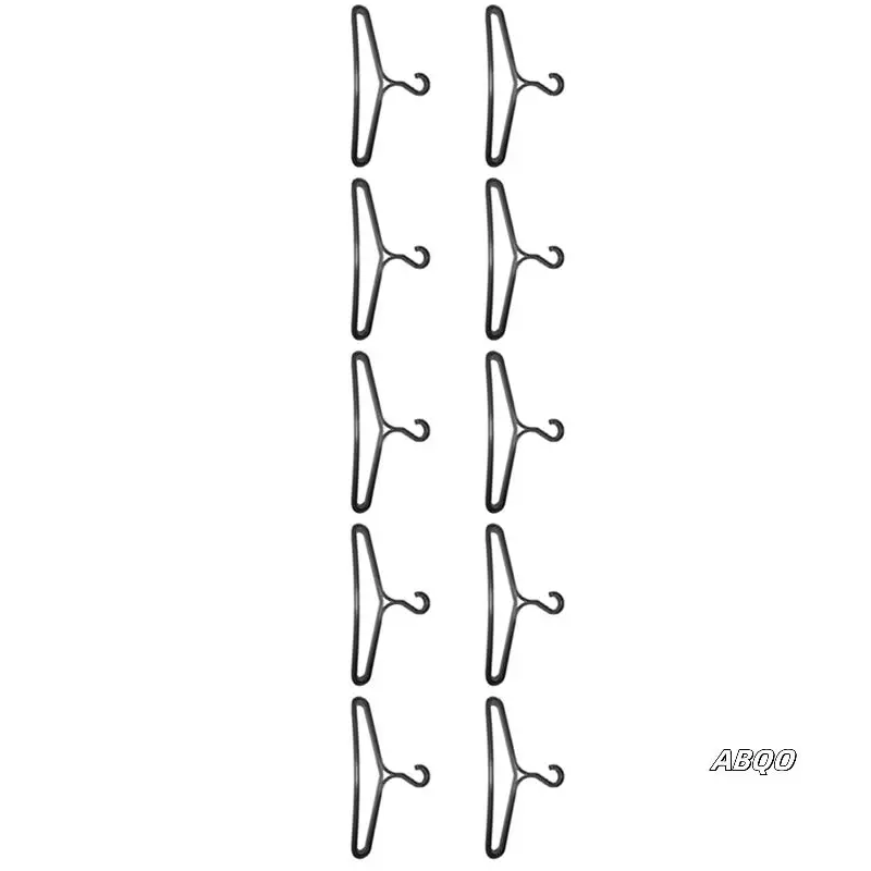 

10X Scuba Diving Wetsuit Hanger Dry Suit Dive Folding Holding Coat Holder Diving Swimming Suit Wetsuit Hanger Black