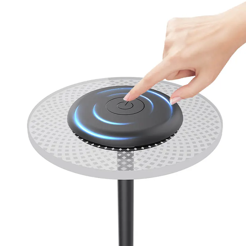 Paquete de 2 luces de mesa LED DIY blanco y negro blanco cálido multicolor