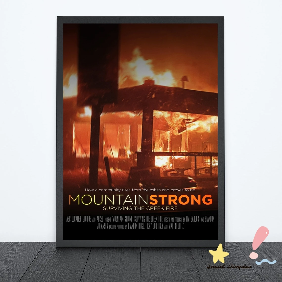 Mountain Strong Surviving The Creek Fire Movie Poster Canvas Art Print Home Decoration Wall Painting ( No Frame )