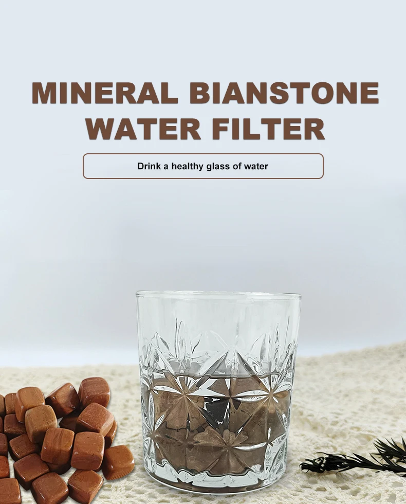 

Mineral Water Ffilter Cup+8 Needle Stones+Blank Packaging Needle Stone Filter Set