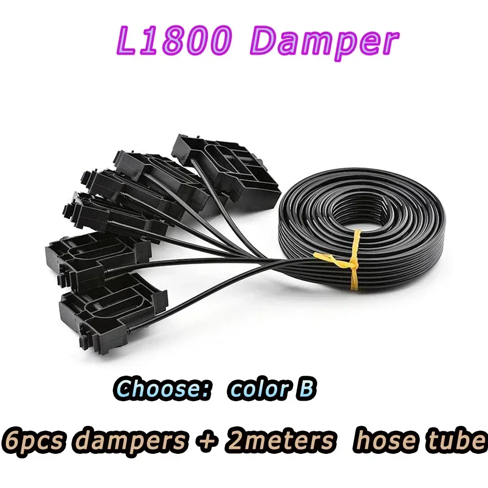 L805 Комплекты демпфера чернил DTF для Epson L200 L210 L801 L805 L810 L850 L1800 L1300 L1455 Самосвал принтера с 2-метровым трубчатым шлангом для чернил