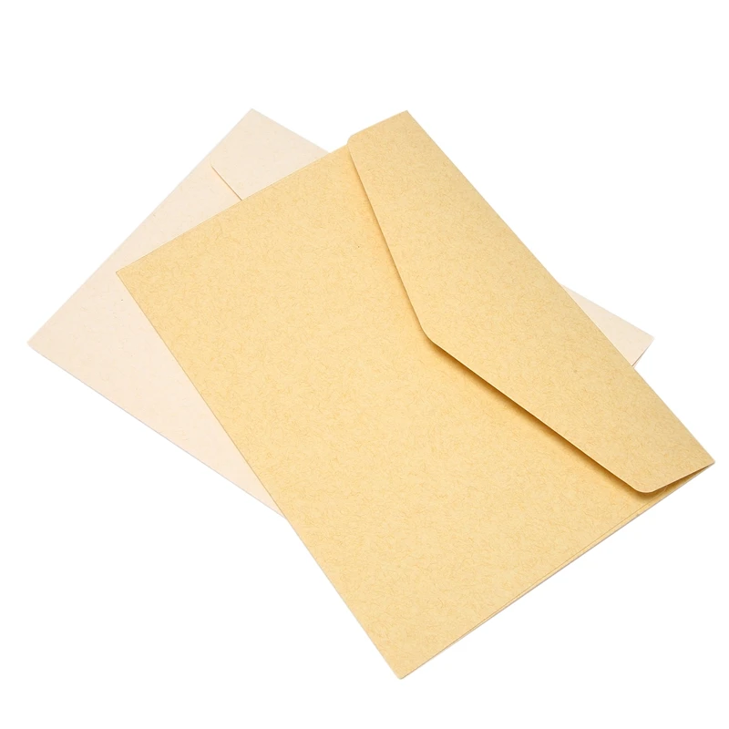 20PCS Retro Invitation Letter Invitation Envelope Thicken Paper No. 7 Envelope Suitable For Birthdays, Weddings, Etc.