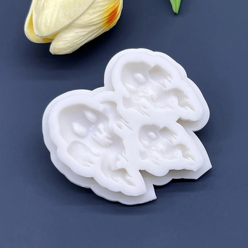 Ghost Halloween Silicone Sugarcraft Mold Resin Tools Cupcake Baking Mould Fondant Cake Decorating Tools