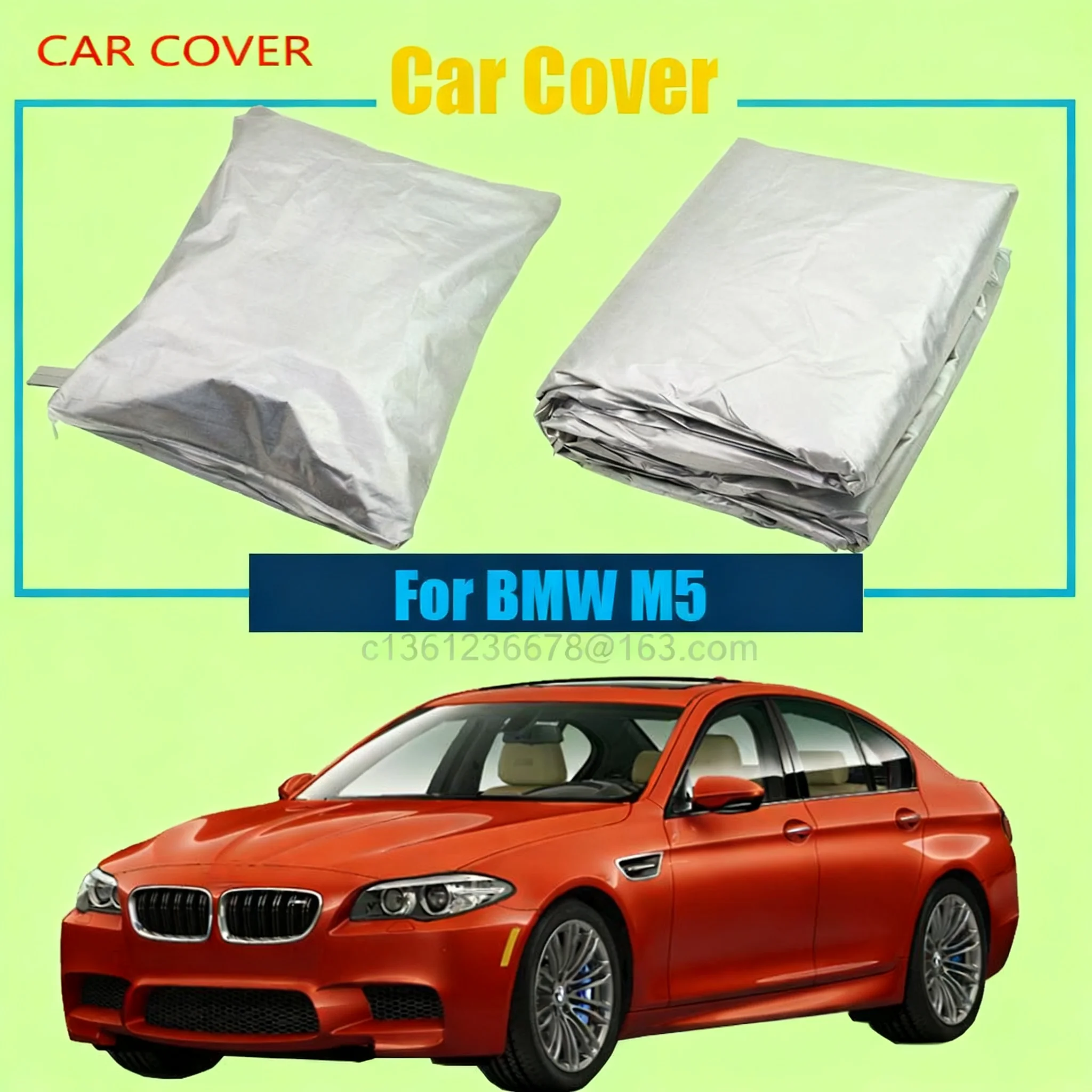 

Suitable for BMW M5 car cover, UV protection, rain and snow protection, sunscreen cover, dust cover